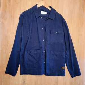 Topman large overshirt deep navy blue shirt  jacket